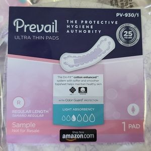 125 Count Prevail Ultra Thin Pads